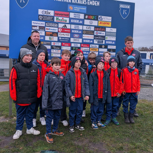 Einlaufkinder beim BSV Kickers Emden